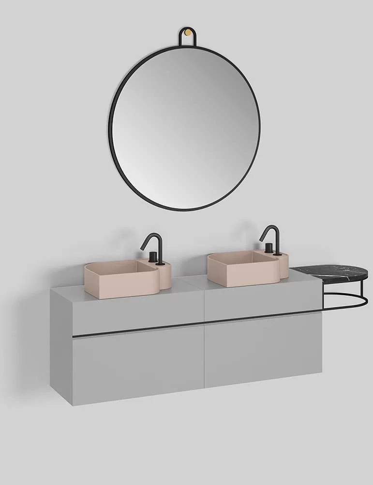 Meuble de salle de bain design Nouveau L178 cm., d'Ex.t Design