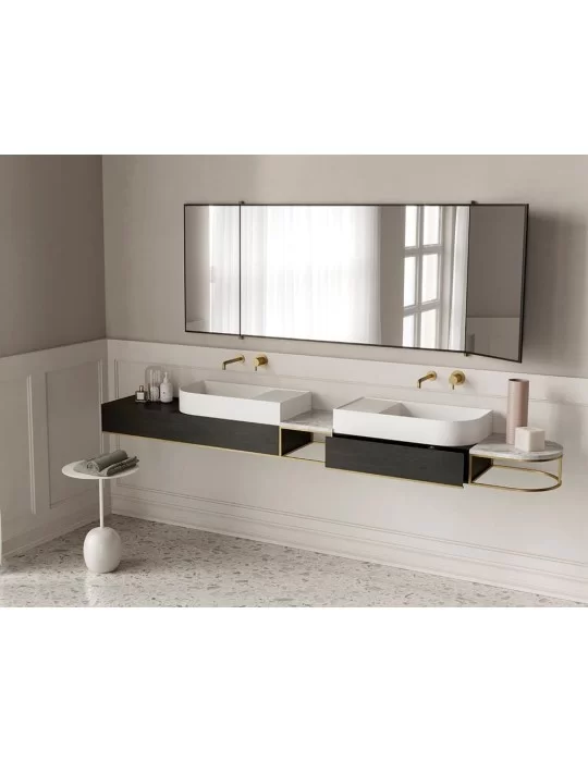 Meuble de salle de bain design Nouveau L253 cm., d'Ex.t Design