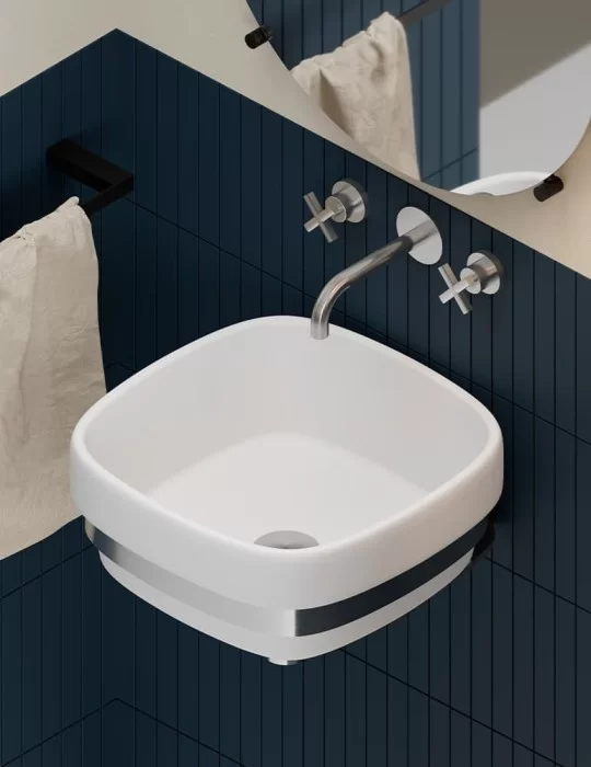 Lave main design italien Ribbon Square, Ext