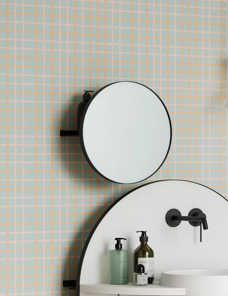 Miroir rond ARCO S. Design by Mut pour Ex.t