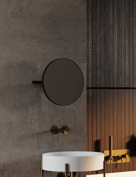 Miroir rond ARCO S. Design by Mut pour Ex.t