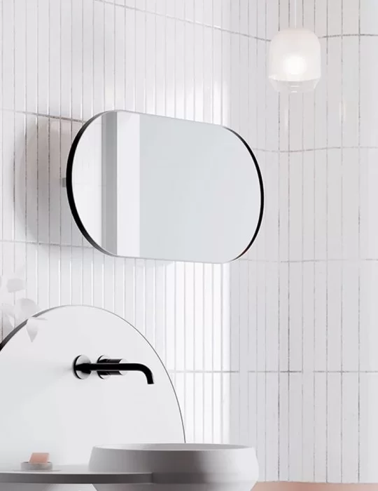 Miroir oval ARCO. Design by Mut pour Ex.t