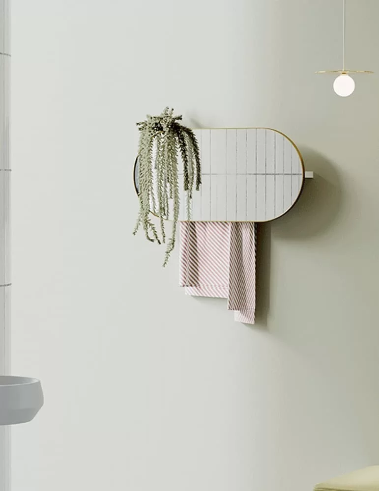 Miroir oval ARCO. Design by Mut pour Ex.t Miroir oval ARCO. Design by Mut pour Ex.t