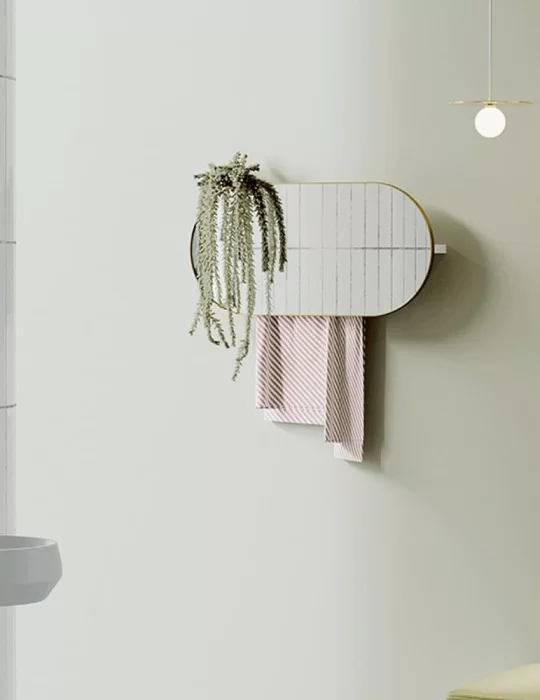 Miroir oval ARCO. Design by Mut pour Ex.t Miroir oval ARCO. Design by Mut pour Ex.t