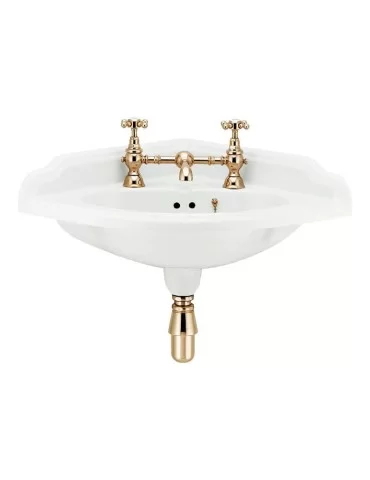 Lave main d'angle suspendu Victorian, de Gentry Home 2