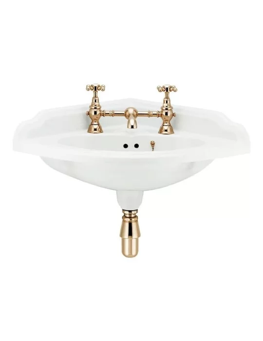 Lave main d'angle suspendu Victorian, de Gentry Home