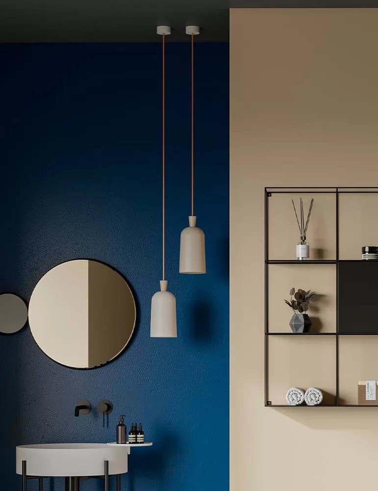 Suspension design pour salle de bain Fuse, d'Ex.t