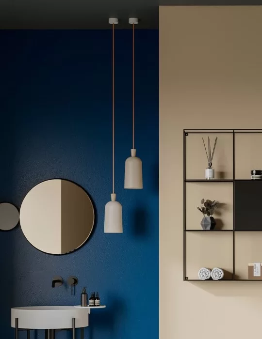 Suspension design pour salle de bain Fuse, d'Ex.t