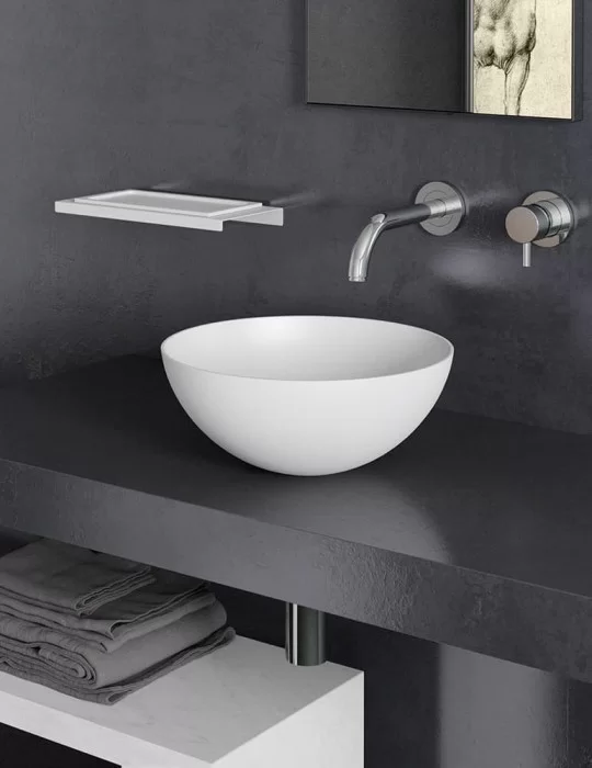 Vasque à poser Slide, de Glass Design.