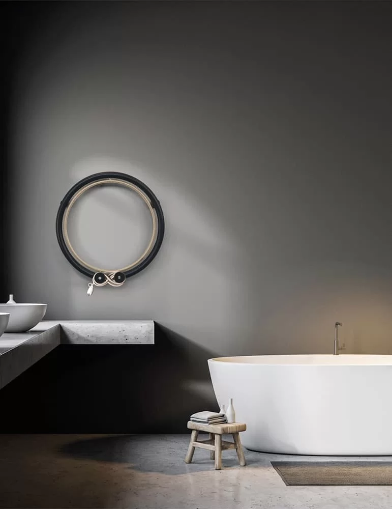 Radiateur électrique design mural Donut, de Scirocco