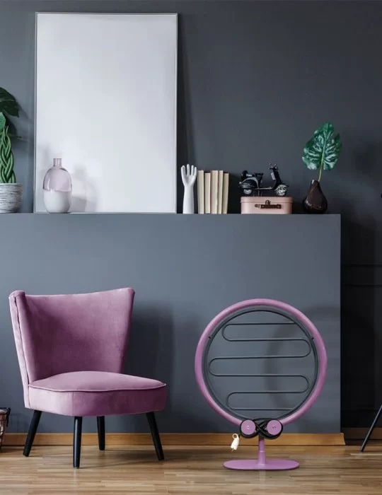 Radiateur design Donut installation au sol, de Scirocco Radiateur design Donut installation au sol, de Scirocco