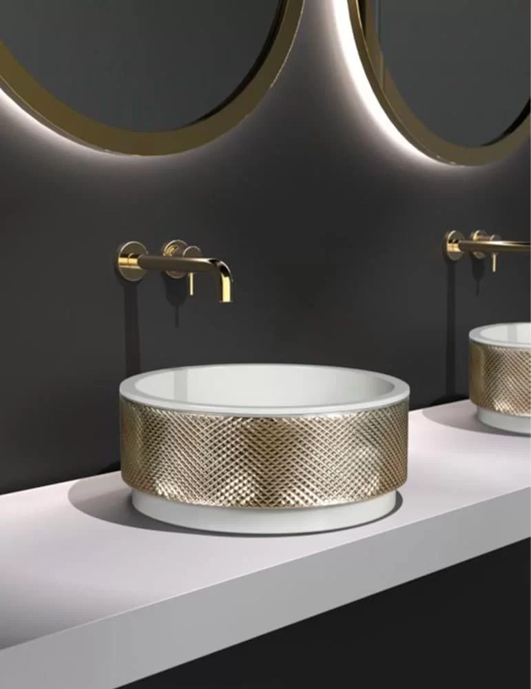 Vasque à poser Royal Absolute, de Glass Design