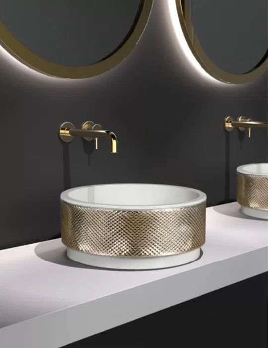 Vasque à poser Royal Absolute, de Glass Design