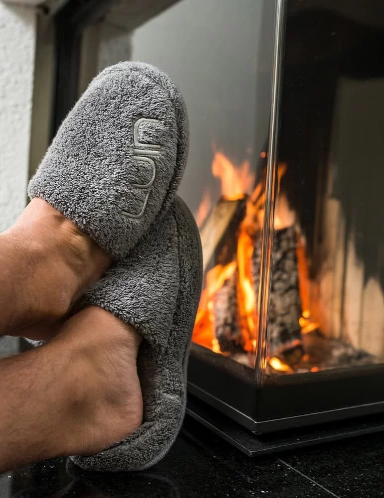 Chaussons éponge Cosy Slippers, de Luin Living