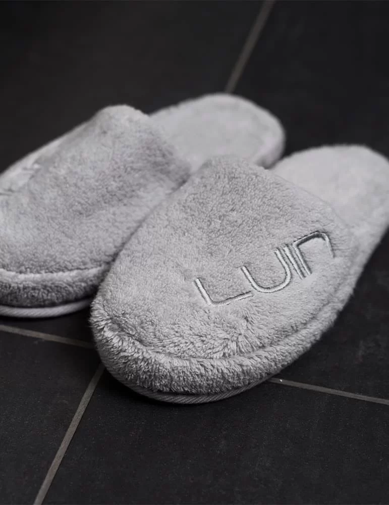Chaussons éponge Cosy Slippers, de Luin Living