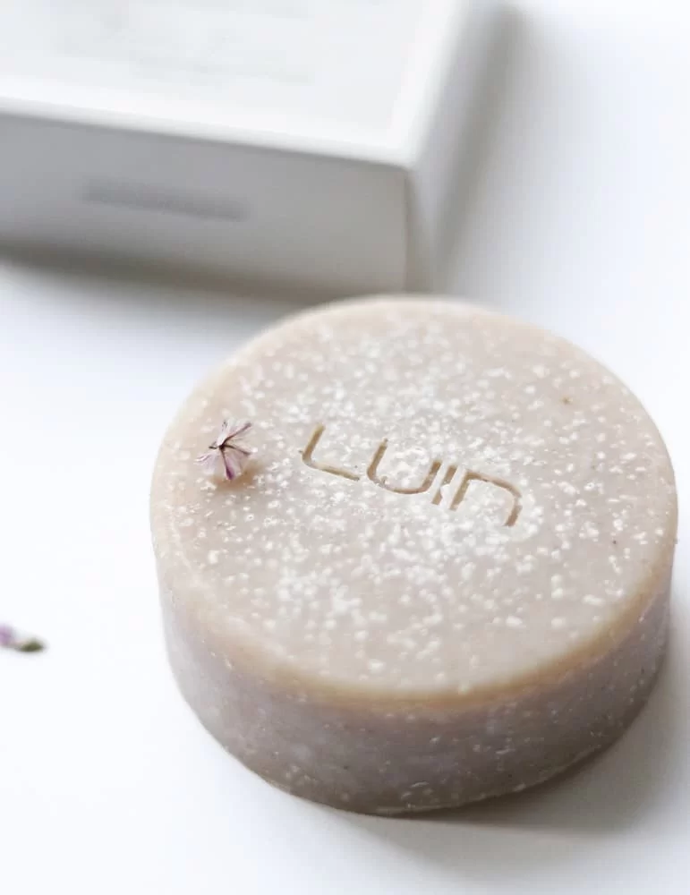 Barre de savon naturel sable Nordic Forest, de Luin Living