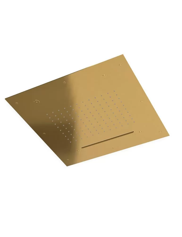 Tête de douche avec ciel de pluie cascade et brumisateurs, de Treemme