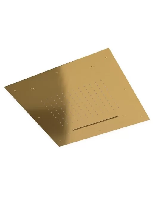 Tête de douche avec ciel de pluie cascade et brumisateurs, de Treemme