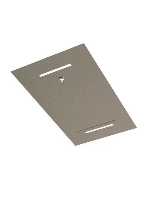 Tête de douche avec ciel de pluie, cascade, chromothérapie et jet. 3M