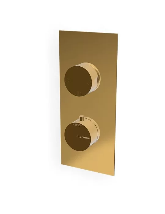 Thermostatique 3 voies pour douche à encastrer, de Treemme