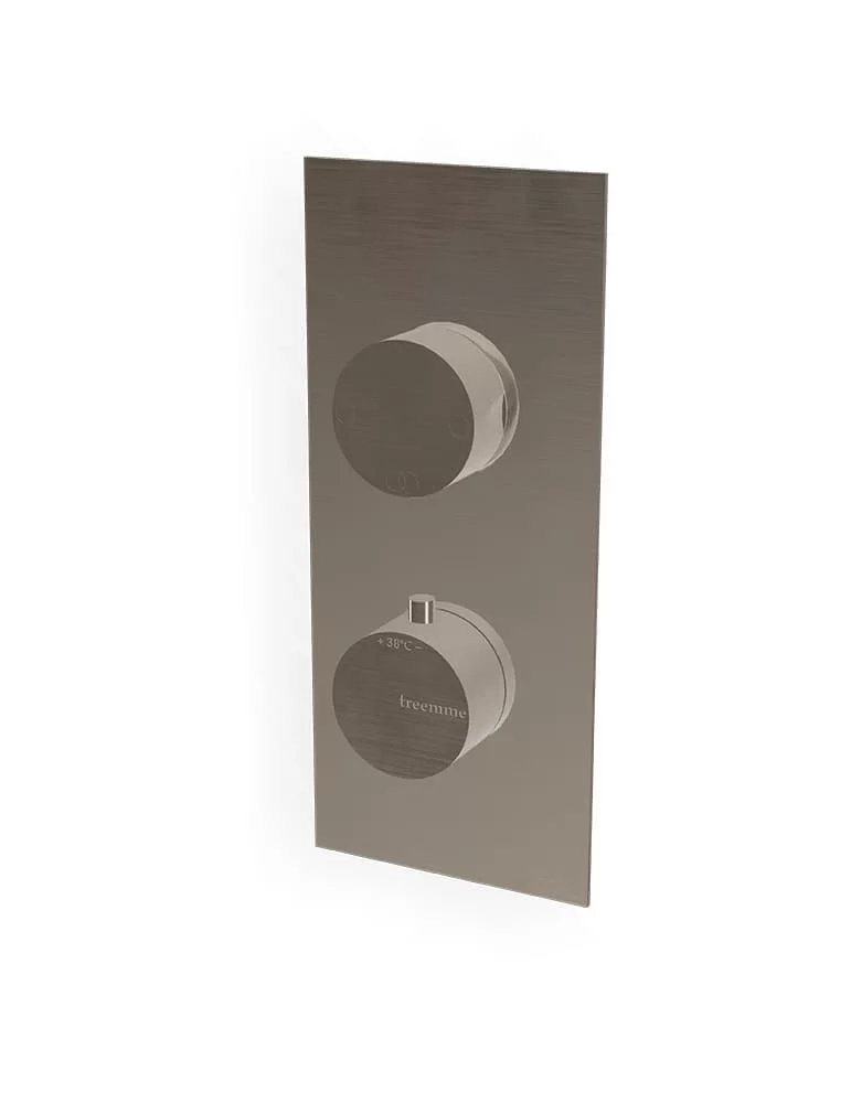 Thermostatique 3 voies pour douche à encastrer, de Treemme