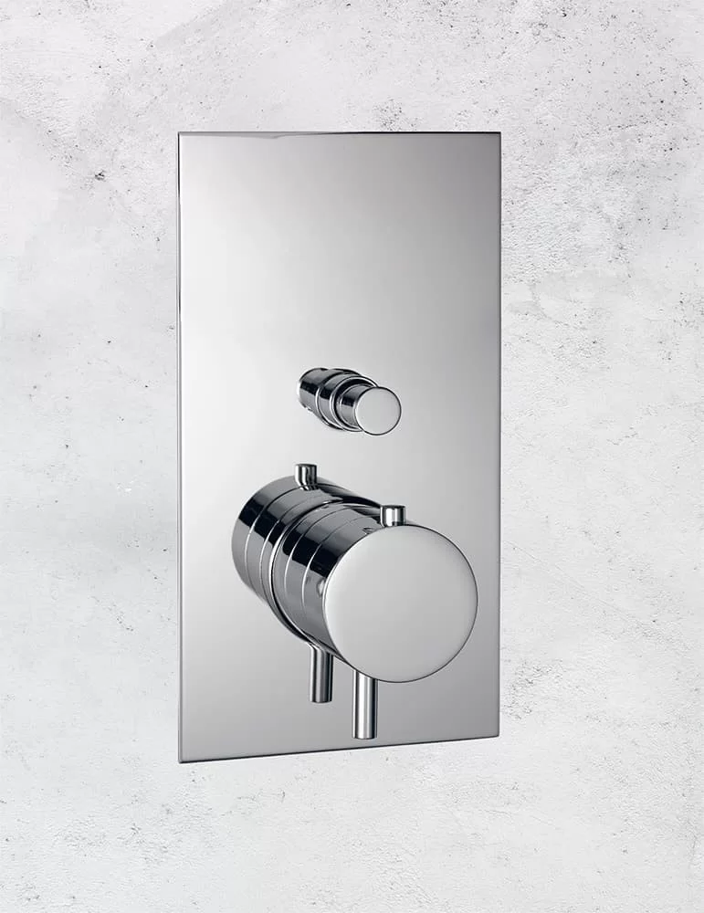 Thermostatique douche à encastrer COAX 7583, de Treemme