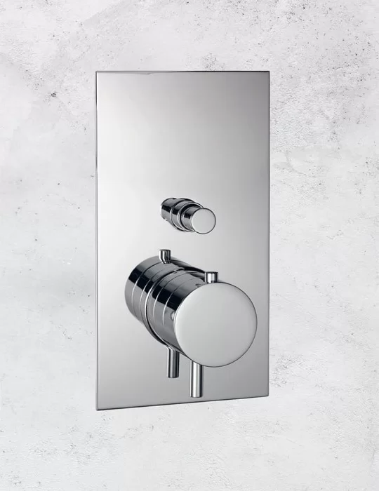 Thermostatique douche à encastrer COAX 7583, de Treemme