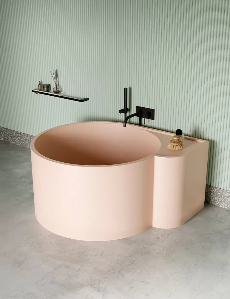 Baignoire en solid surface Nouveau, d'EX.T DESIGN.