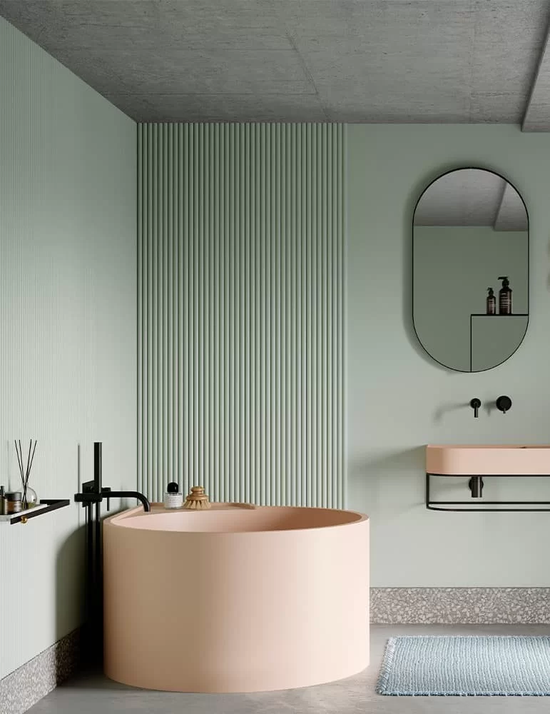 Baignoire en solid surface Nouveau, d'EX.T DESIGN.