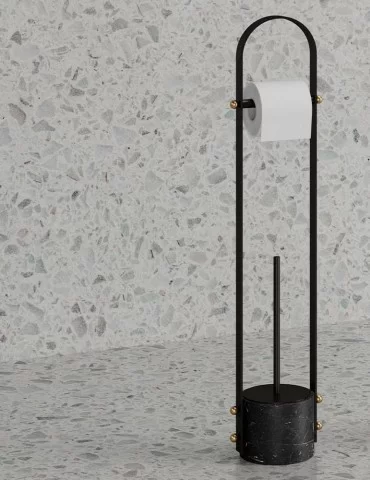 Pot à balai avec porte-rouleau à poser Nouveau TBS, Ex.t Design 2