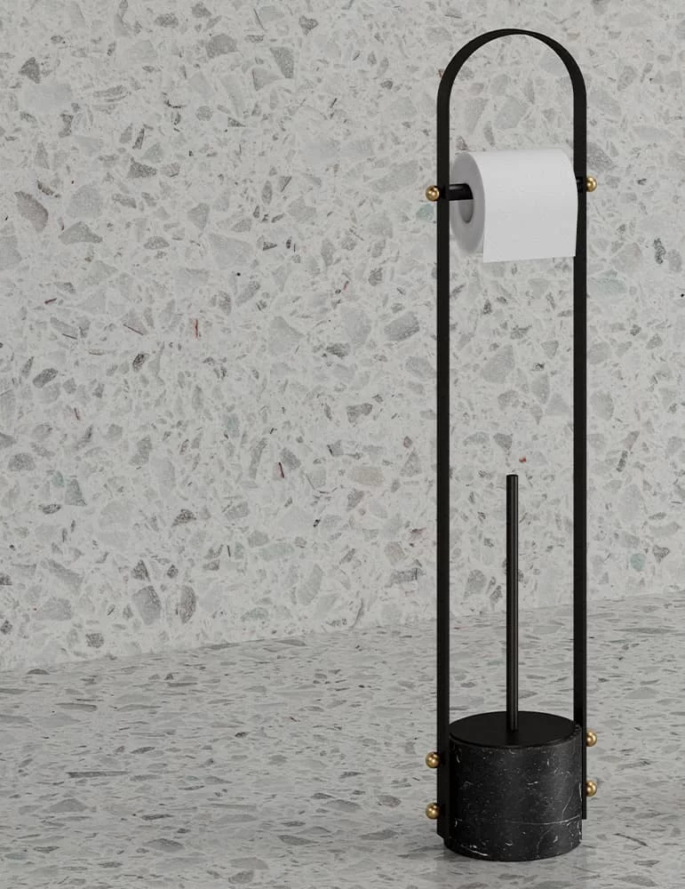 Pot à balai avec porte-rouleau à poser Nouveau TBS, Ex.t Design