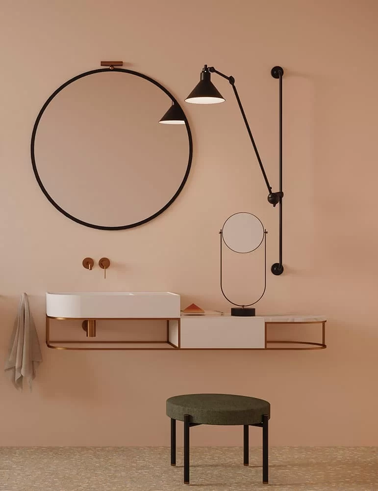 Miroir à poser Nouveau CMS, Ex.t Design