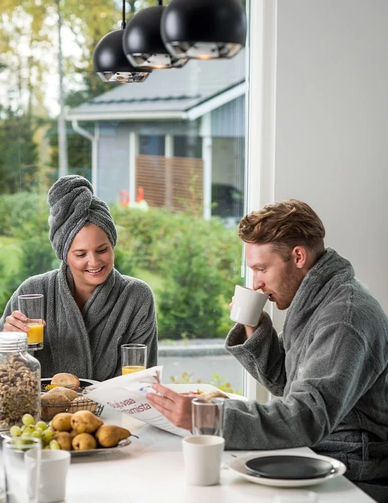 Peignoir unisex, Luin Living