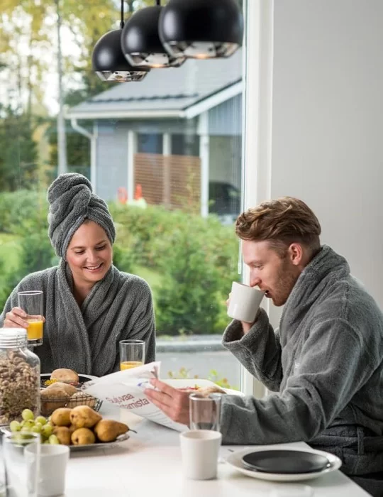 Peignoir unisex, Luin Living