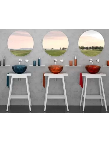 Meuble salle de bain BLOOM ROSE, de Glass Design 2