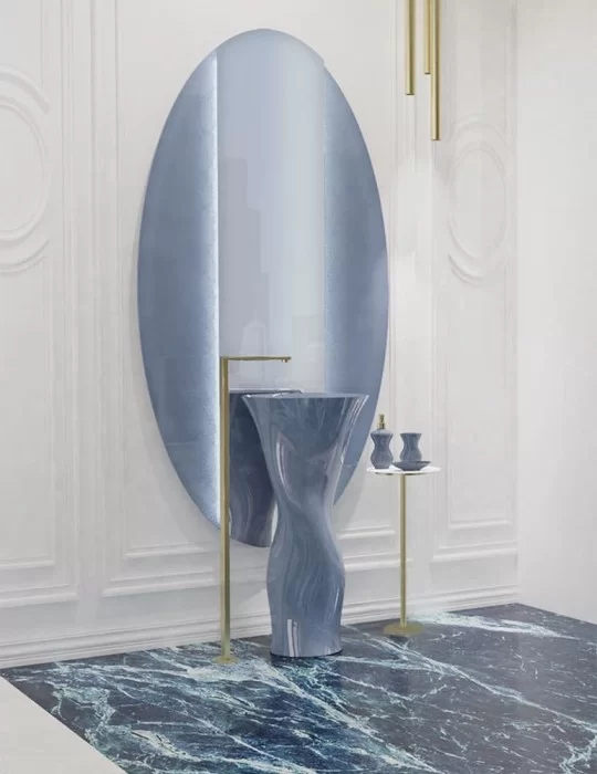 Lavabo au sol DAME en VetroFreddo, Glass Design