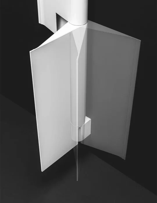 Sèche-serviettes design Byobu, d'Antrax IT