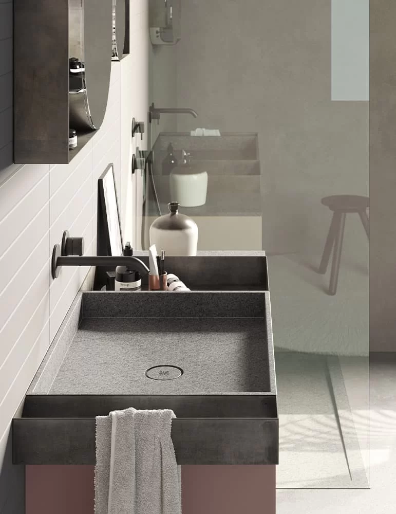 Meuble de salle de bain design Compact Living 1, de Rexa