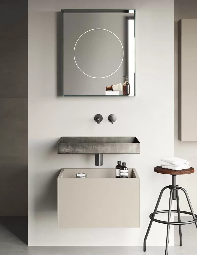 Meuble de salle de bain design Compact Living 4, de Rexa Meuble de salle de bain design Compact Living 4, de Rexa