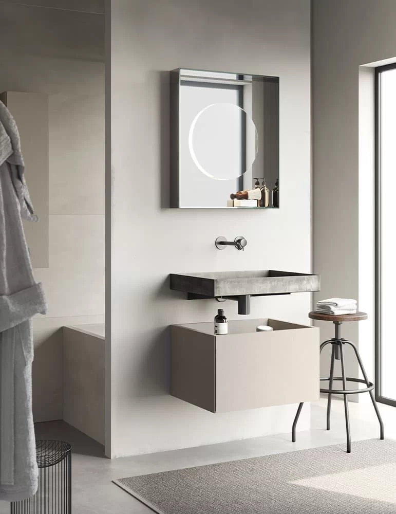 Meuble de salle de bain design Compact Living 4, de Rexa