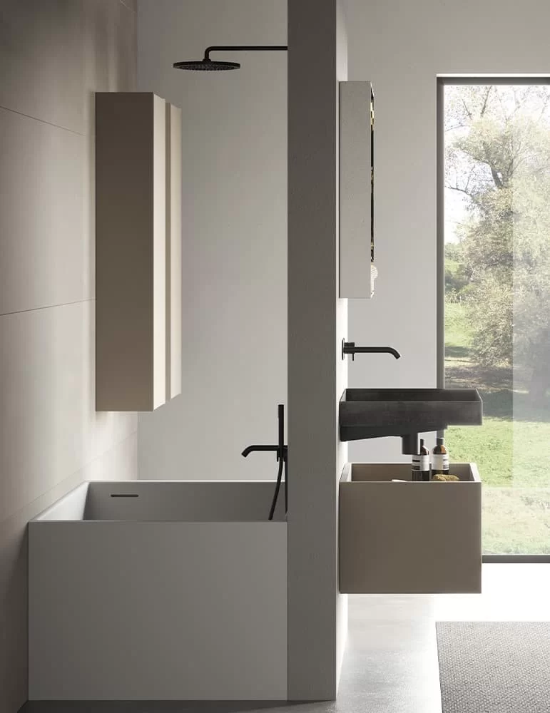 Meuble de salle de bain design Compact Living 4, de Rexa