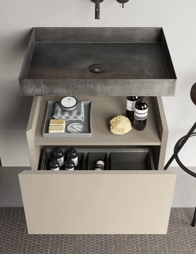 Meuble de salle de bain design Compact Living 4, de Rexa