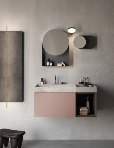 Meuble de salle de bain design Compact Living 5, de Rexa