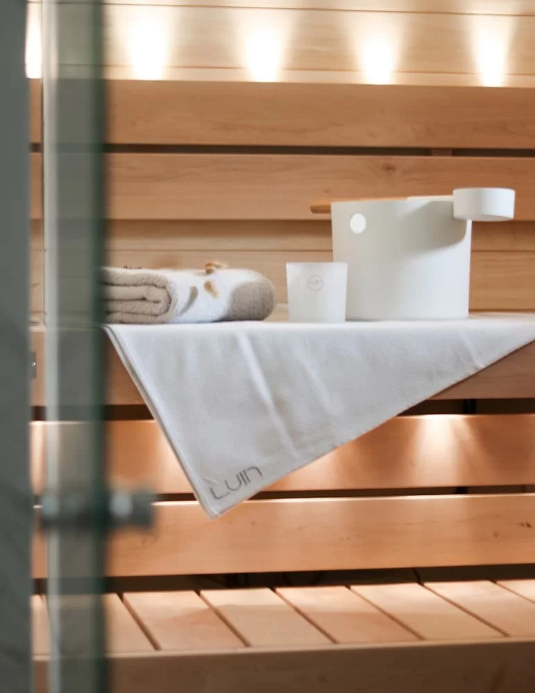 Serviette de sauna et Spa. Luin Living