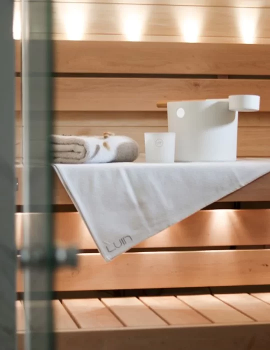 Serviette de sauna et Spa. Luin Living