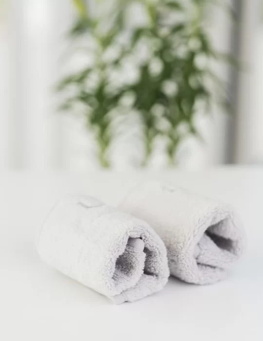 Lot de 2 serviettes de Spa 30x30 cm. Luin Living