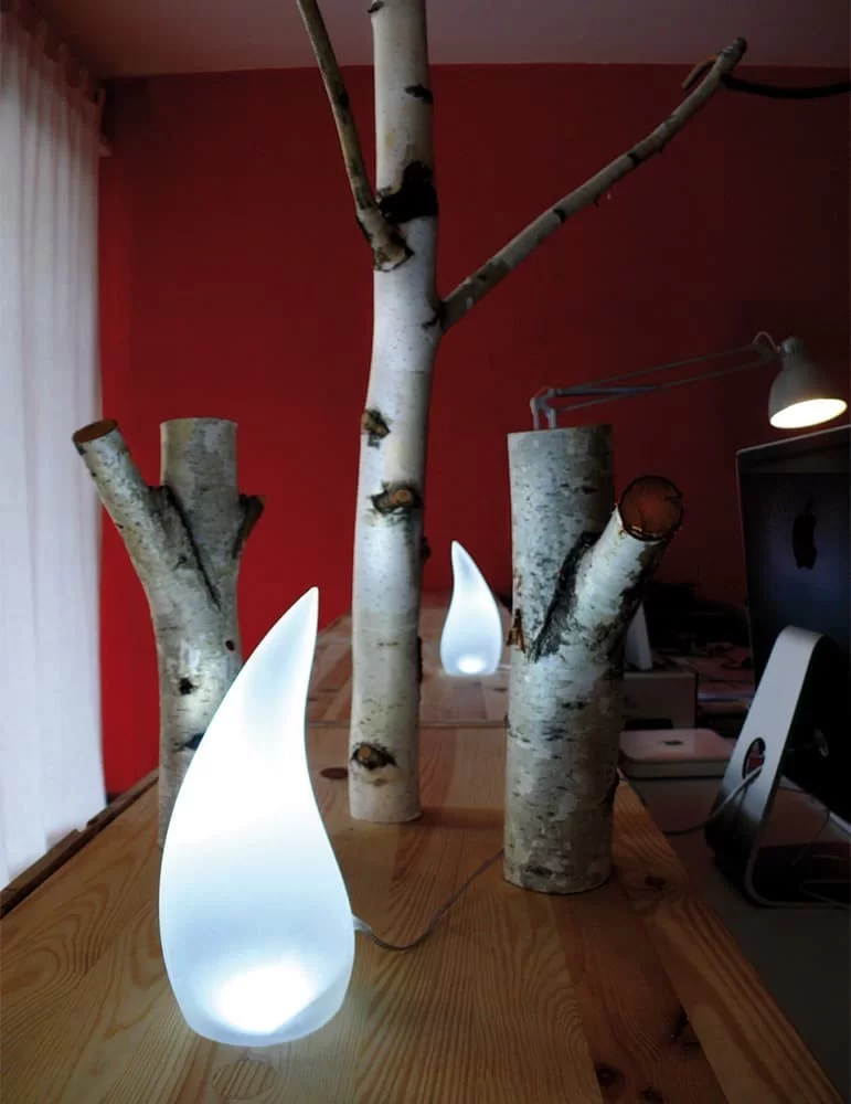 Lampe de nuit Fiammella, de Geelli