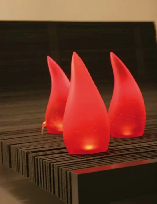 Lampe de nuit Fiammella, de Geelli