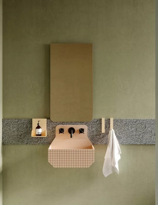 Crédence pour lavabo haut de gamme Frieze One High - Mooze