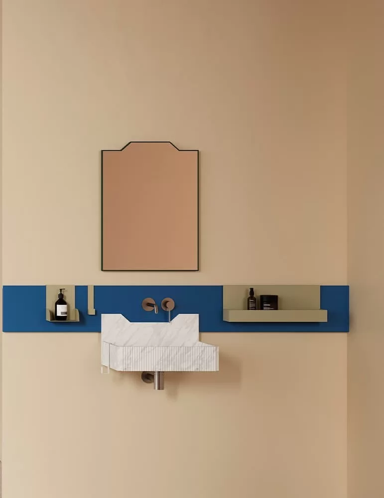 Crédence pour lavabo haut de gamme Frieze One Low et Frieze Two